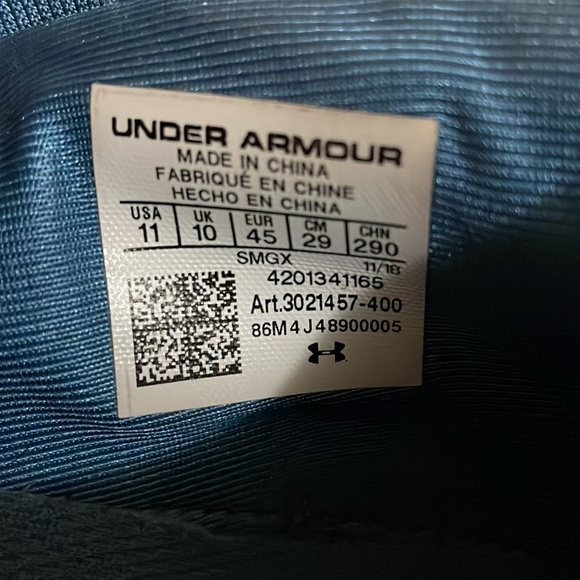 Under Armour Mens Running Shoes - Picture 6 of 6